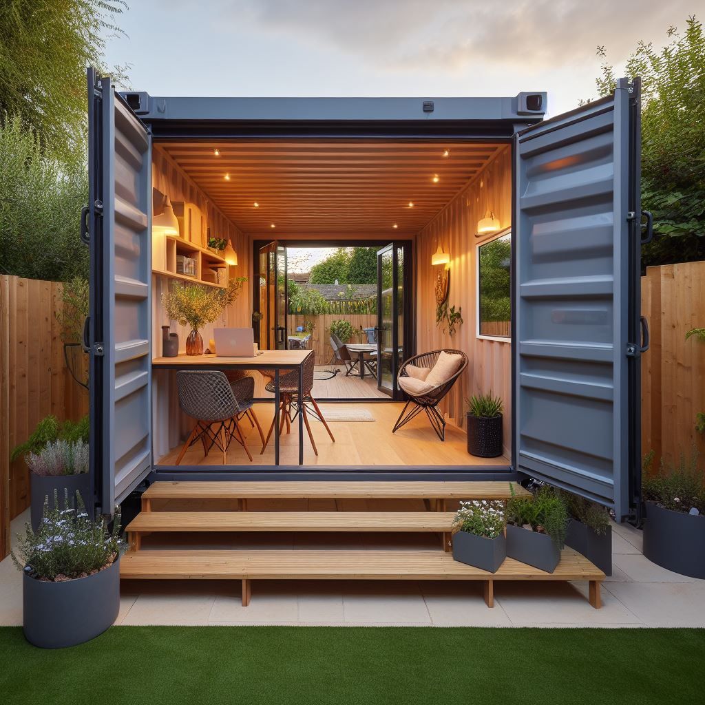 Container garden office in Manchester